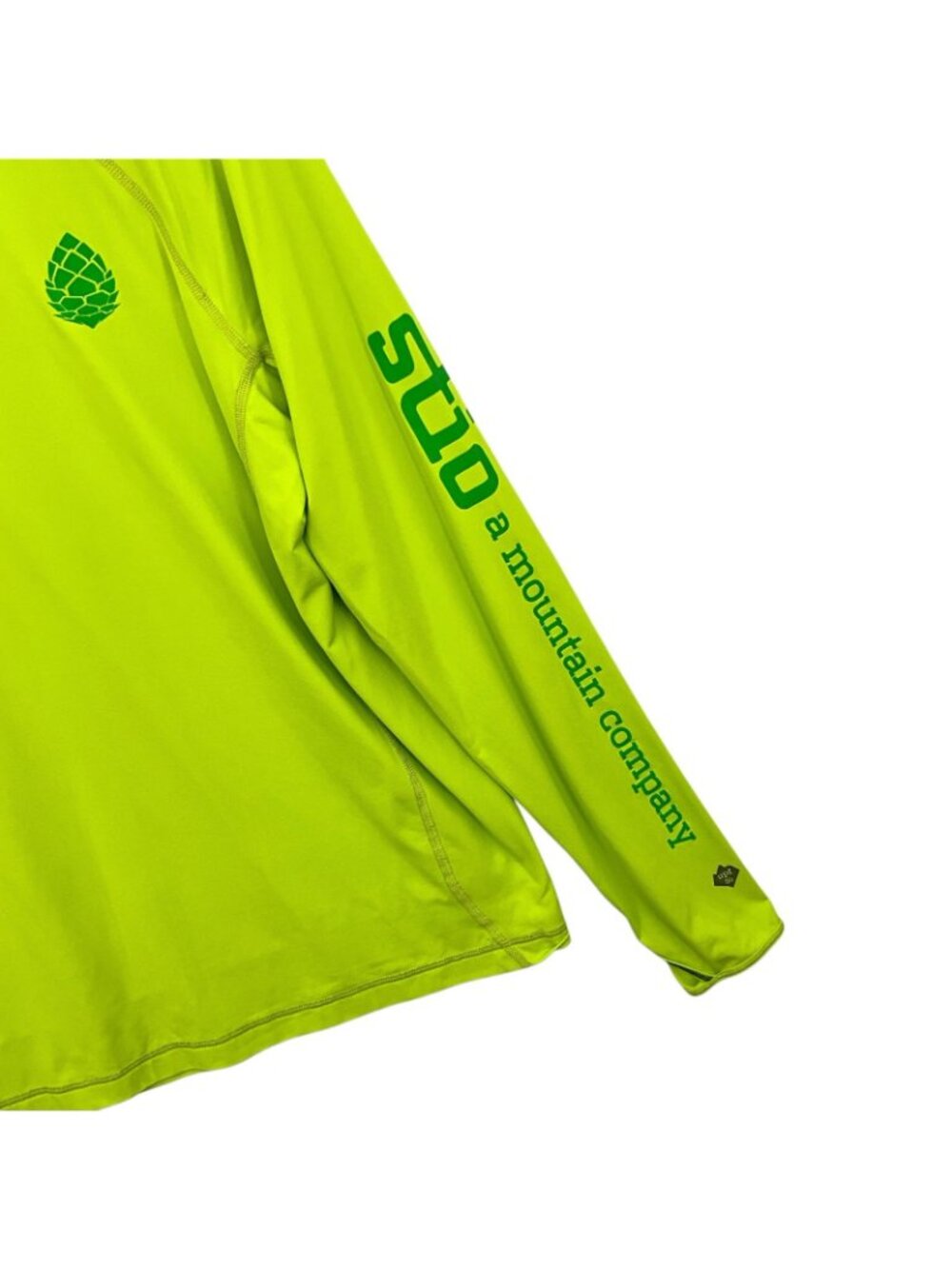 Stio Hylas Hooded Sun Shirt Mens Large Green Long Sleeve UPF 50+ Performance - Picture 3 of 12